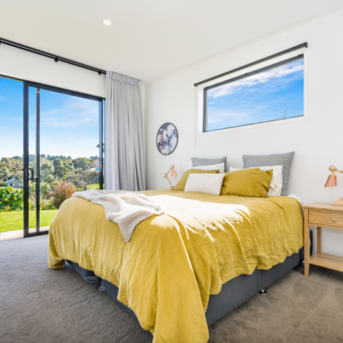 bright and breezy bedroom - New Builds Whangarei - Fieldhouse builders